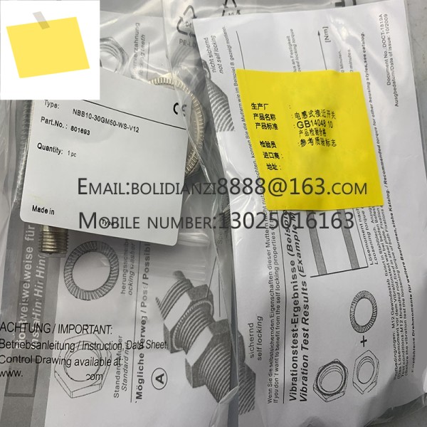 NBB15-30GM50-WO-V12 신품 근접 스위치 센서 제품 이미지