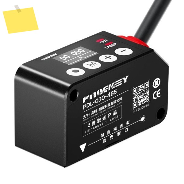 1μm 고정밀 레이저 변위 센서는 컴퓨터 PLC 아날로그 RS485 출력에 연결할 수 있습니다. 제품 이미지