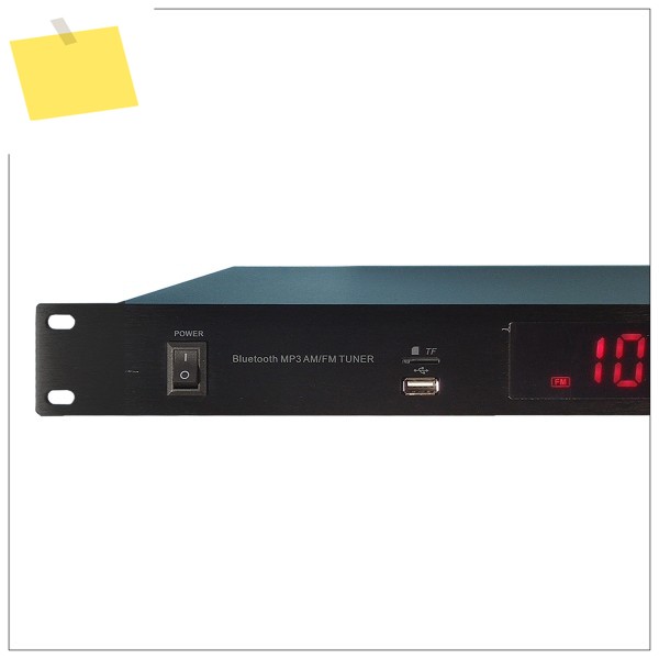F508R 신품 스테레오 FM 라디오 헤드, 랙 장착형 엔지니어링 기계, Bluetooth 및 USB를 갖춘 디지털 튜너 제품 이미지