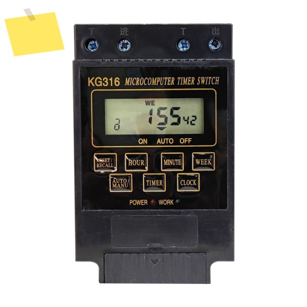 KG316T 시간 제어 스위치 220V 가로등 광고 타이머 컨트롤러 제품 이미지