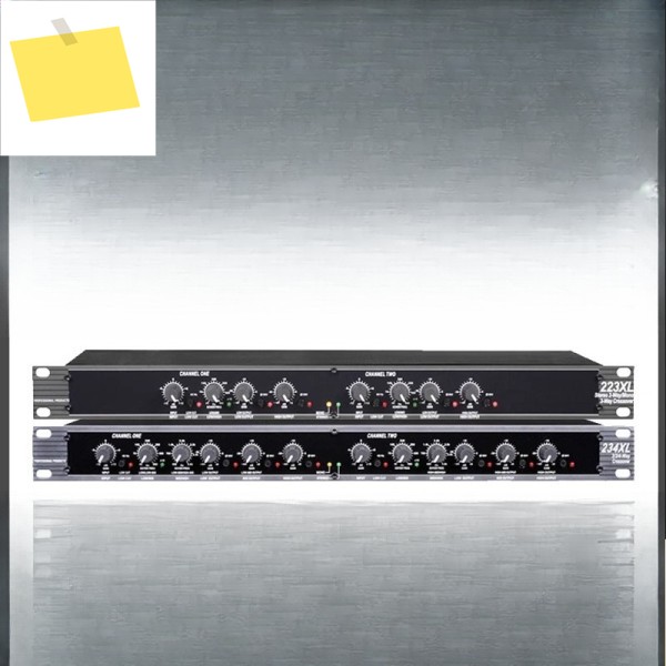 DBX 223XL 전자 분배기 2분할 더블 베이스 스테이지 오디오 프로세서 제품 이미지