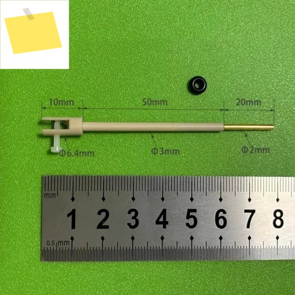 6mm PEEK 작동 전극 클립 간격의 소형 백금 클램프 송장 발행 가능 제품 이미지