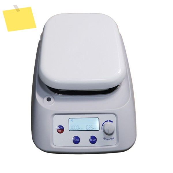 실험실용 자기 교반기 열 기능이 있는 핫 플레이트 타이밍 믹서 1L 조절 가능 0~1600rpm 60 섭씨 LCD 제품 이미지