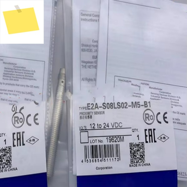 3pcs 신품 고품질 omronPlug-in 근접 스위치 E2A-S08LS02-M5-B1 제품 이미지