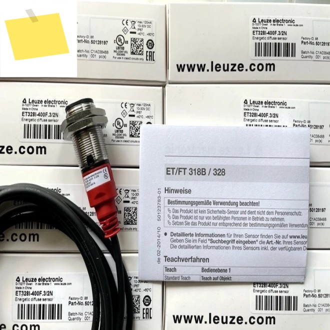 100% 새 원본 LEUZE 광전 스위치 ET328I-400F.3 2N 4P 제품 이미지