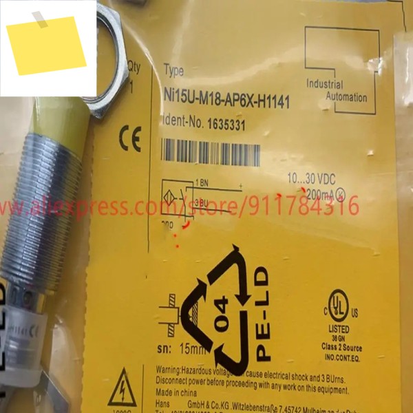 3pcs 신품 고품질 근접 스위치 NI15U-M18-AP6X-H1141 제품 이미지