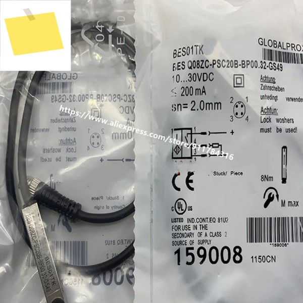 2Pcs 신품 고품질 Balluff 근접 스위치 516-3040-I02-C-S49-00,2 BES019U 제품 이미지