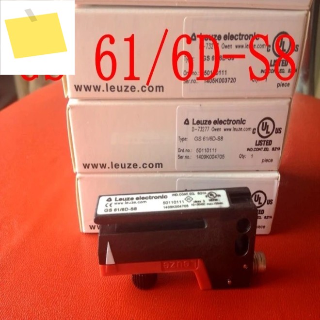 신품 LEUZE 슬롯 센서 GS 61 6D-S8 품목 번호 50110111 제품 이미지