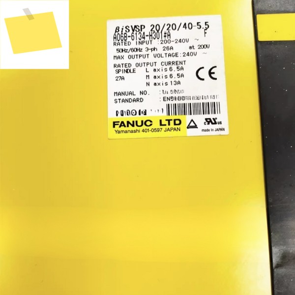 파누크 A06B-6134-H301 # 서보 드라이브 테스트 완료, 제품 이미지
