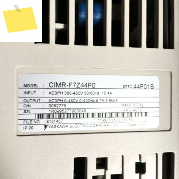 새제품 CIMR-F7Z44P0 야스카와 인버터 1년 보증 신속 제품 이미지