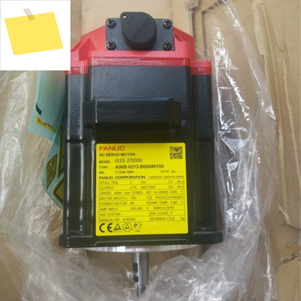 Fanuc A06B-0212-B000 # 0100 서보 모터 테스트 완료, 제품 이미지