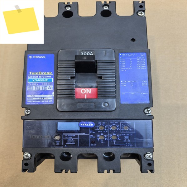 테라자키 Terazaki XS400NE 3P 300A 플러그인 회로 차단기 셔트 트립 기능 포함 제품 이미지
