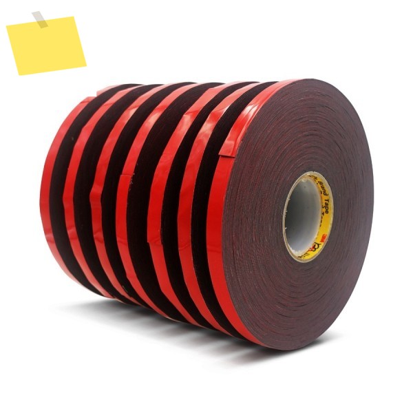3M 80320 자동차 아크릴 플러스 양면 접착 테이프, 두께 1.14mm, 검정색, 12mmX20m롤, Dropshipping 제품 이미지