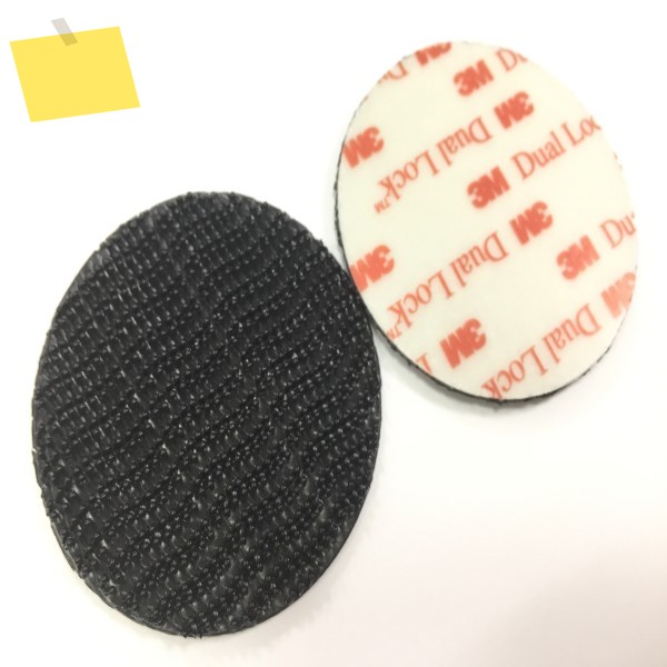 3M SJ3550 다이 컷 듀얼 락 2021 베스트 셀러 제품, 블랙, 직경 48mm, 개, 드롭쉬핑 제품 이미지