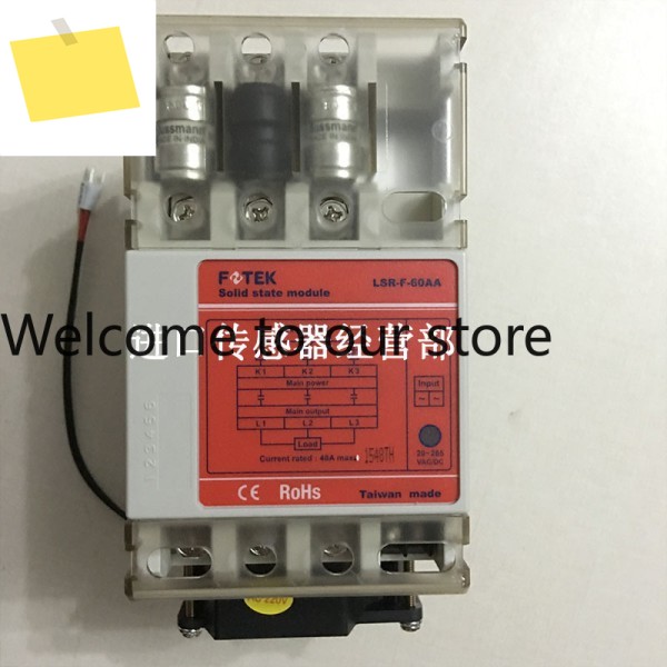 및 대만 Yangming FOTEK LSR-F-60AA + 3상 솔리드 스테이트 릴레이, 사이리스터 모듈 제품 이미지