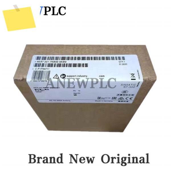 Siemens 6ES7331-7KB02-0AB0 6ES7 아날로그 입력 PLC 모듈용 새 원본 제품 이미지