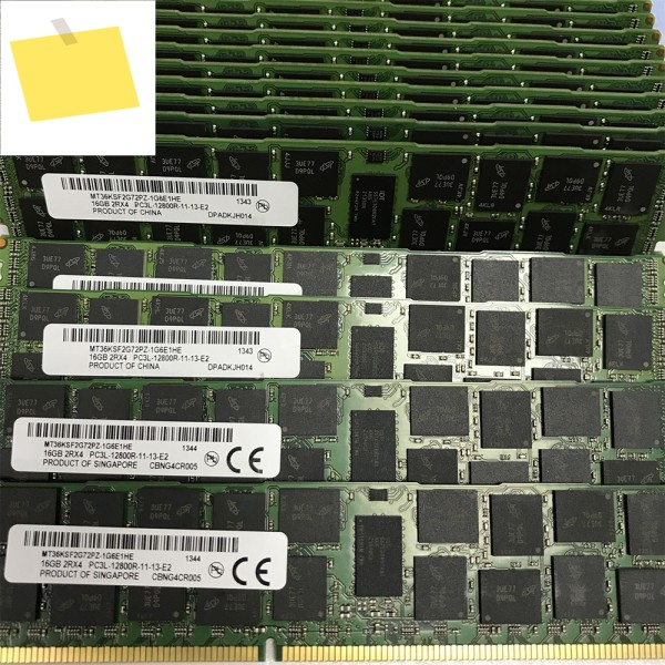 1PCS MT36KSF2G72PZ-1G6E1HE RAM 16GB 2RX4 PC3L-12800R DDR3L 서버 메모리 고품질 제품 이미지
