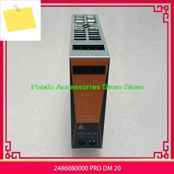 2486080000 Weidmüller 스위칭 전원 공급 장치용 PRO DM 20 오리지널 고품질 완전 테스트된 고속 선박 제품 이미지