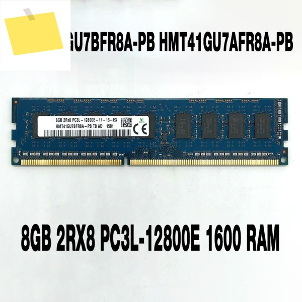 1개 8GB 2RX8 PC3L-12800E 1600 RAM 메모리 HMT41GU7BFR8A-PB 제품 이미지