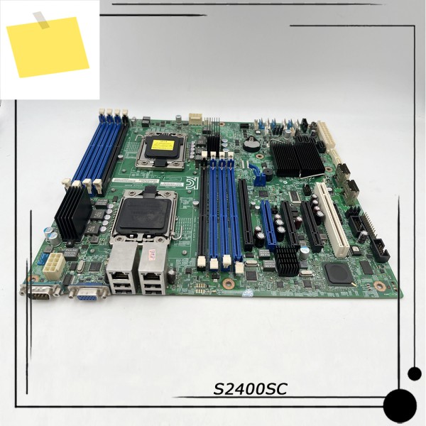 인텔 서버 마더보드 LGA1356 지원 E5 2400 시리즈 CPU용 전에 테스트됩니다 제품 이미지