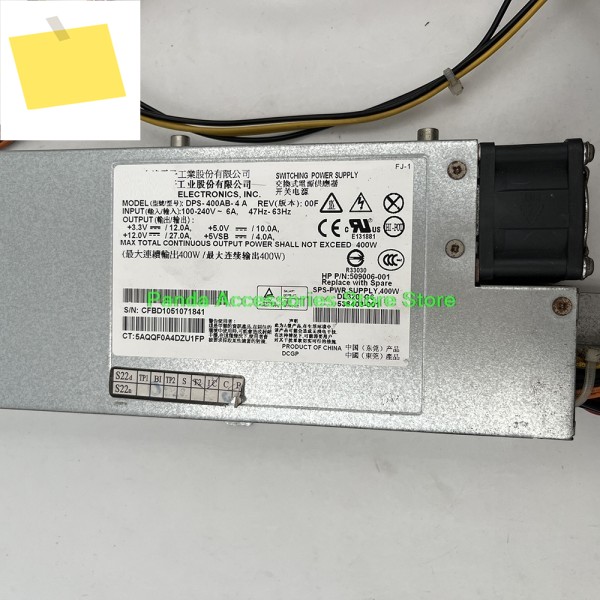 서버 전원 공급 장치 509006-001 400W DPS-400AB-4 A DL320G6 제품 이미지