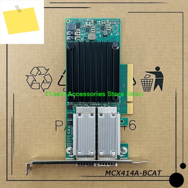 CX414A ConnectX-4 4056GbE PCI-Ex8 듀얼 포트 10 기가비트 광섬유 네트워크 카드 인피니밴드 NIC 제품 이미지
