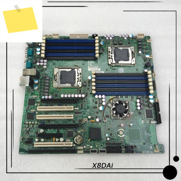Supermicro 서버 마더보드 X58 LGA 1366 지원 프로세서 56005500 시리즈 X8DAi용 제품 이미지