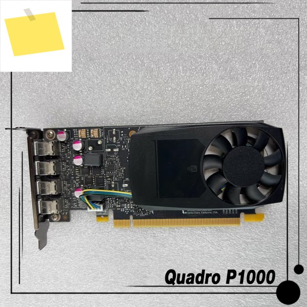 NVIDIA 전문 그래픽 카드용 Quadro P1000 3D 모델링 및 렌더링 4GB GDDR5 제품 이미지