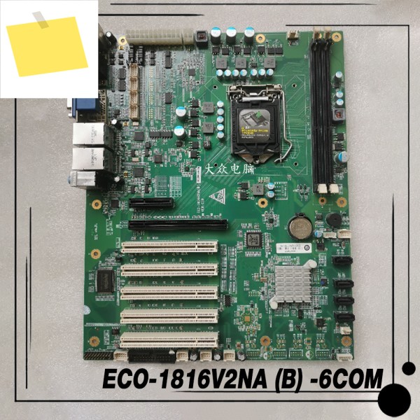 ECO-1816V2NA B -6COM VER: C01 5 PCI 슬롯 산업용 제어 마더보드 제품 이미지