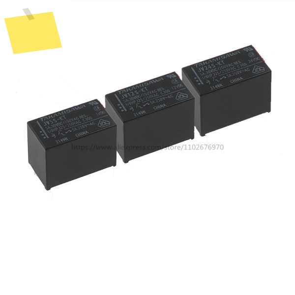 20PCS JV12S-KT 12V 4 핀 5A30VDC250VAC TAKAMISAWA 전원 릴레이 100% 오리지널 제품 이미지