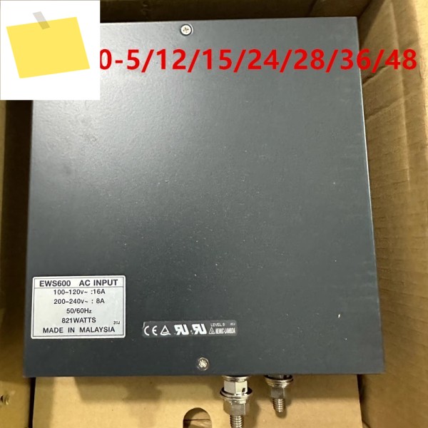 NEMIC-LAMBDA 600W EWS600-5 용 새 원본 전원 공급 장치 제품 이미지