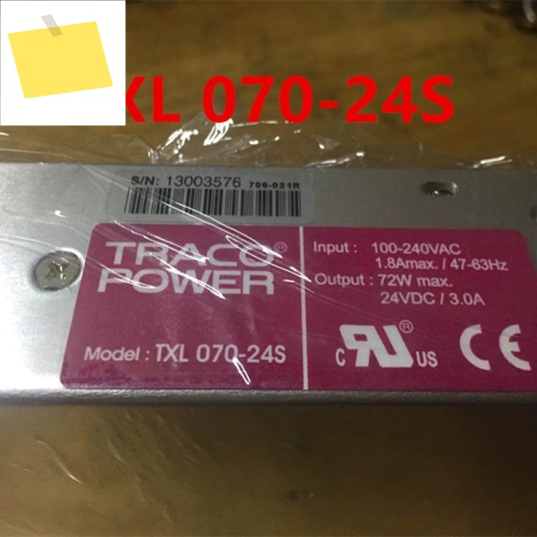 TRACO 24V3A 72W TXL 070-24S 용 분해 원래 전원 공급 장치는 신품 것처럼 작동합니다 제품 이미지