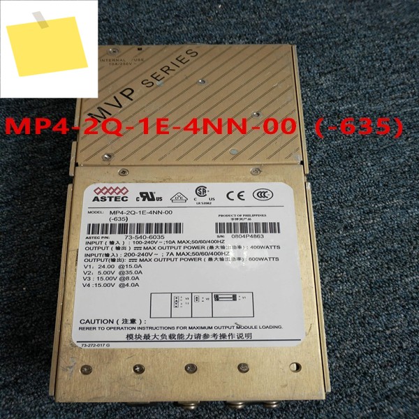 ASTEC 600W MP4-2Q-1E-4NN-00-635 73-540-6035용 원래 전원 공급 장치 분해 새 제품처럼 작동 제품 이미지