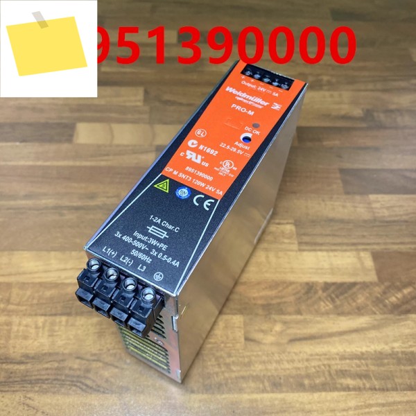 Weidmuller 8951390000 CP M SNT3 120W 24V 5A용 새 원본 전원 공급 장치 제품 이미지