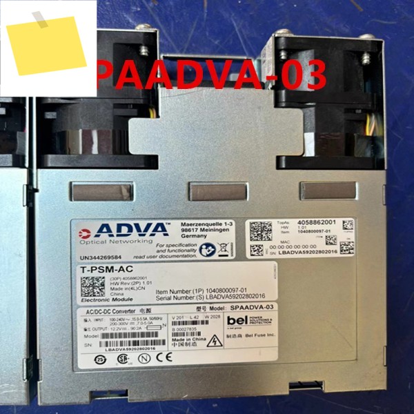 ADVA 12.2V90.2A T-PSM-AC용 원래 전원 공급 장치 분해 새것처럼 작동 제품 이미지