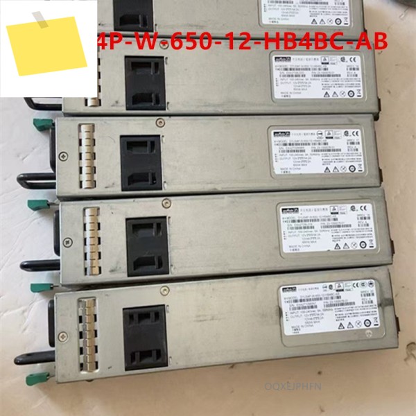 1PCS 분해형 오리지널 전원 공급 장치 MURATA 650W D1U54P-W-650-12-HB4BC-AB 231000076-01 새것과 같은 작동 제품 이미지