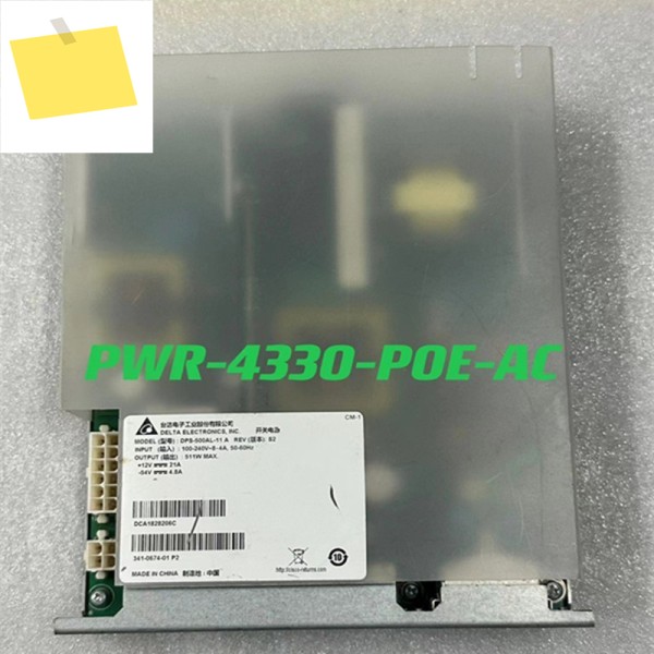CISCO 500W PWR-4330-POE-AC DPS-500AL-11 A 341-0674-01용 원래 전원 공급 장치 분해 새 제품처럼 작동 제품 이미지