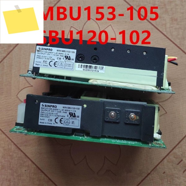 SINPRO 12V12.5A 5V22A 120W 전원 공급 장치 MBU153-105 용 새 원본 제품 이미지