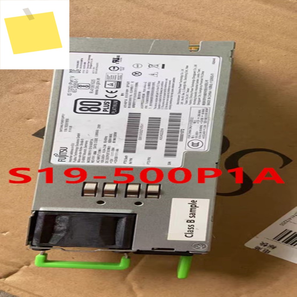FUJITSU 500W S26113-E627-V70-1 S19-500P1A용 거의 새 원본 전원 공급 장치는 제품처럼 작동합니다. 제품 이미지