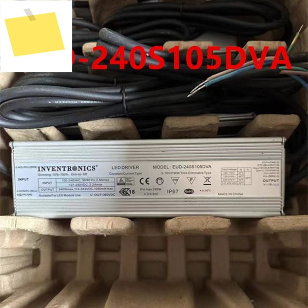 Inventronics 114-343V 240W 전원 공급 장치 EUD-240S105DVA용 거의 새 미사용 제품 이미지