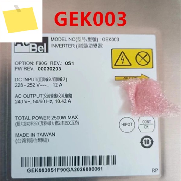 ACBEL 2500W GEK003용 원래 전원 공급 장치 분해 새 제품처럼 작동 제품 이미지