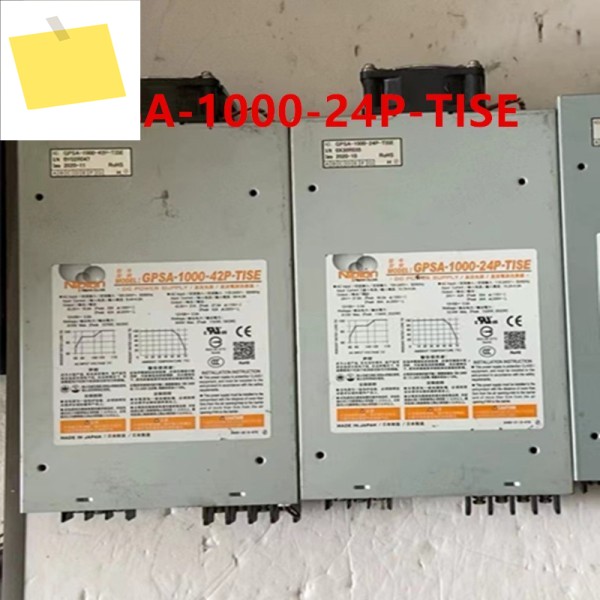 NIPRON 1000W 전원 공급 장치 GPSA-1000-24P-TISE 용 1PCS 분해 원래 새것처럼 작동합니다 제품 이미지
