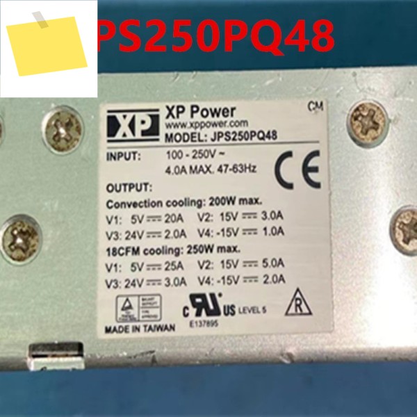 XP 250W JPS250PQ48 15V1.9A PBM25US15용 원래 전원 공급 장치 분해 새 제품처럼 작동 제품 이미지