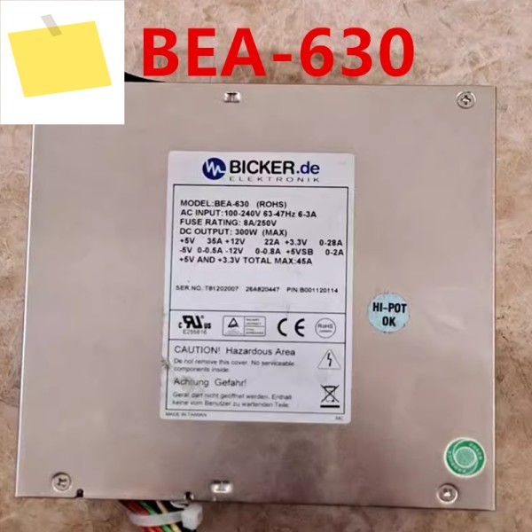 BICKER.de 300W BEA-630용 거의 새 원본 전원 공급 장치가 제품처럼 작동함 제품 이미지