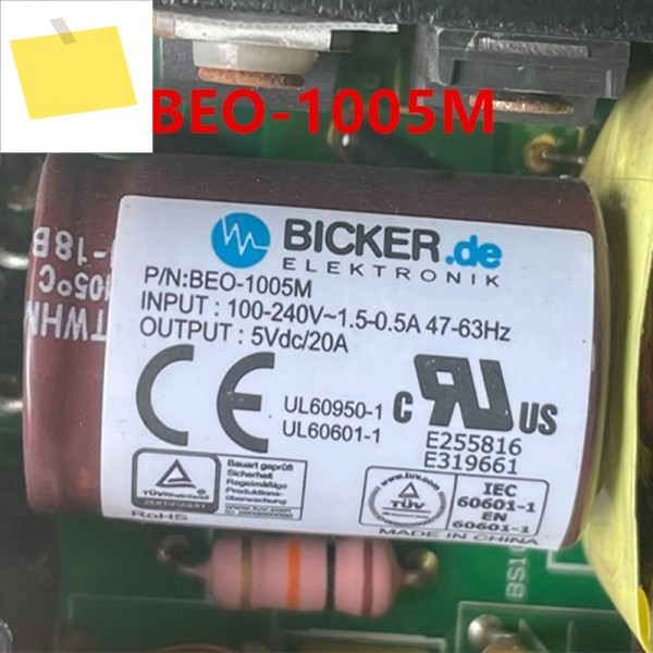 기존 BICKER,de 5V20A 전원 공급 장치 BEO-1005M용 분해 신품 것처럼 작동합니다. 제품 이미지