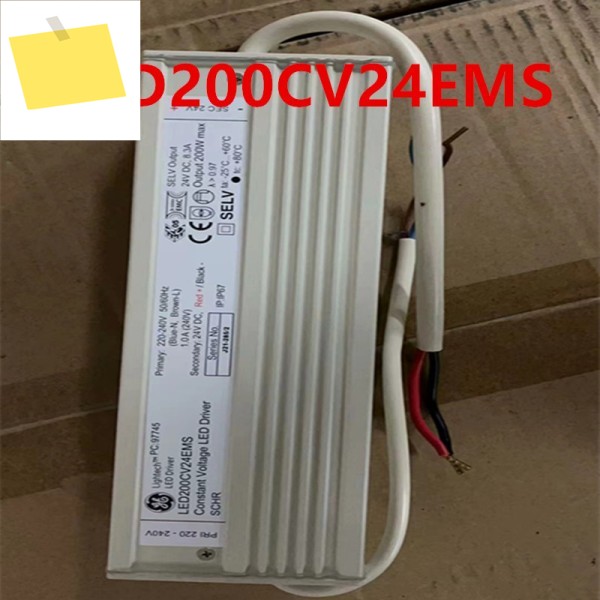 GE 24V8.3A 200W LED200CV24EMS IP67 18-75V QHHD019A0B41-HZ용 새 원본 전원 공급 장치 제품 이미지