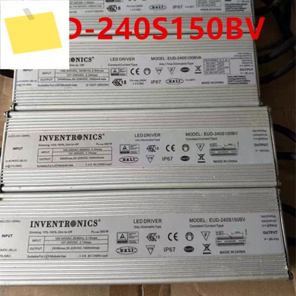 Inventronics 50-229V 240W 전원 공급 장치 EUD-240S150BV용 거의 새것과 같은 미사용 1개 제품 이미지