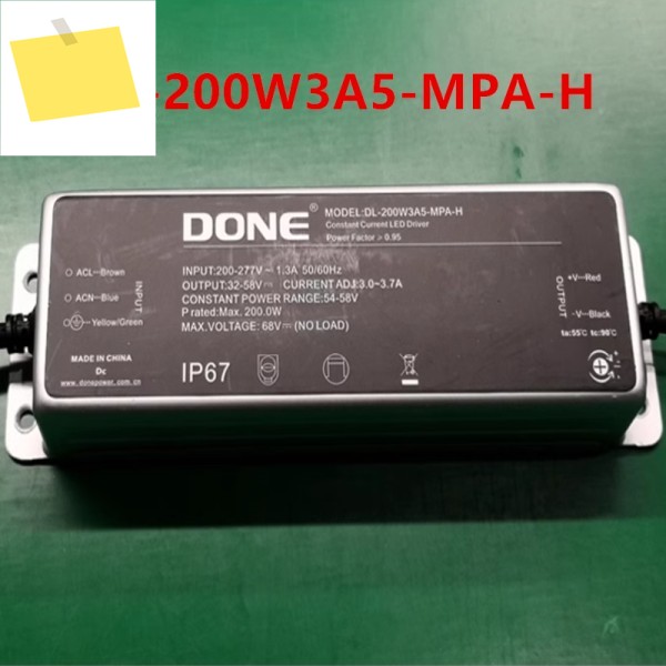 DONE IP67 32-58V 200W DL-200W3A5-MPA-H 새 오리지널 전원 공급 장치 제품 이미지