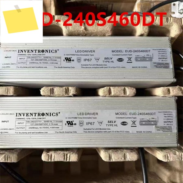 Inventronics 16-75V 240W 전원 공급 장치 EUD-240S460DT용 거의 새것과 같은 미사용 1개 제품 이미지