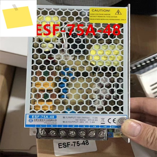 ECU 48V1.6A 75W ESF-75A-48용 새 원본 전원 공급 장치 제품 이미지